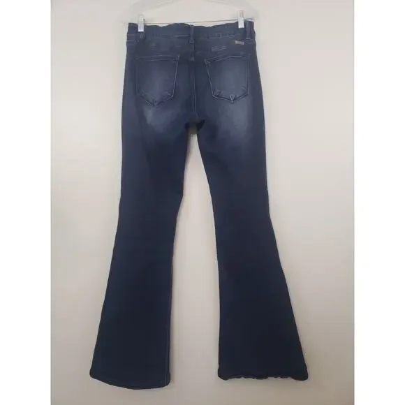 KanCan Jeans Womens Size 13/30 Tall Flare Stretch Denim Preppy Cowgirls KC6102D - Picture 8 of 13